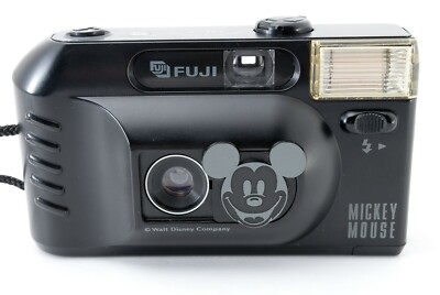Exc+++++* Rare!! Fuji DL-7 Mickey Mouse Point & Shoot Film Camera