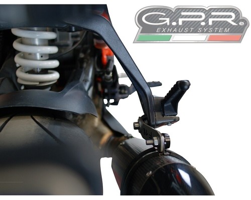 Pot d'Echappement GPR ALBUS EVO4 Approuvé pour KTM SUPERDUKE 1290 R 2017 > 2019 - Photo 4/6