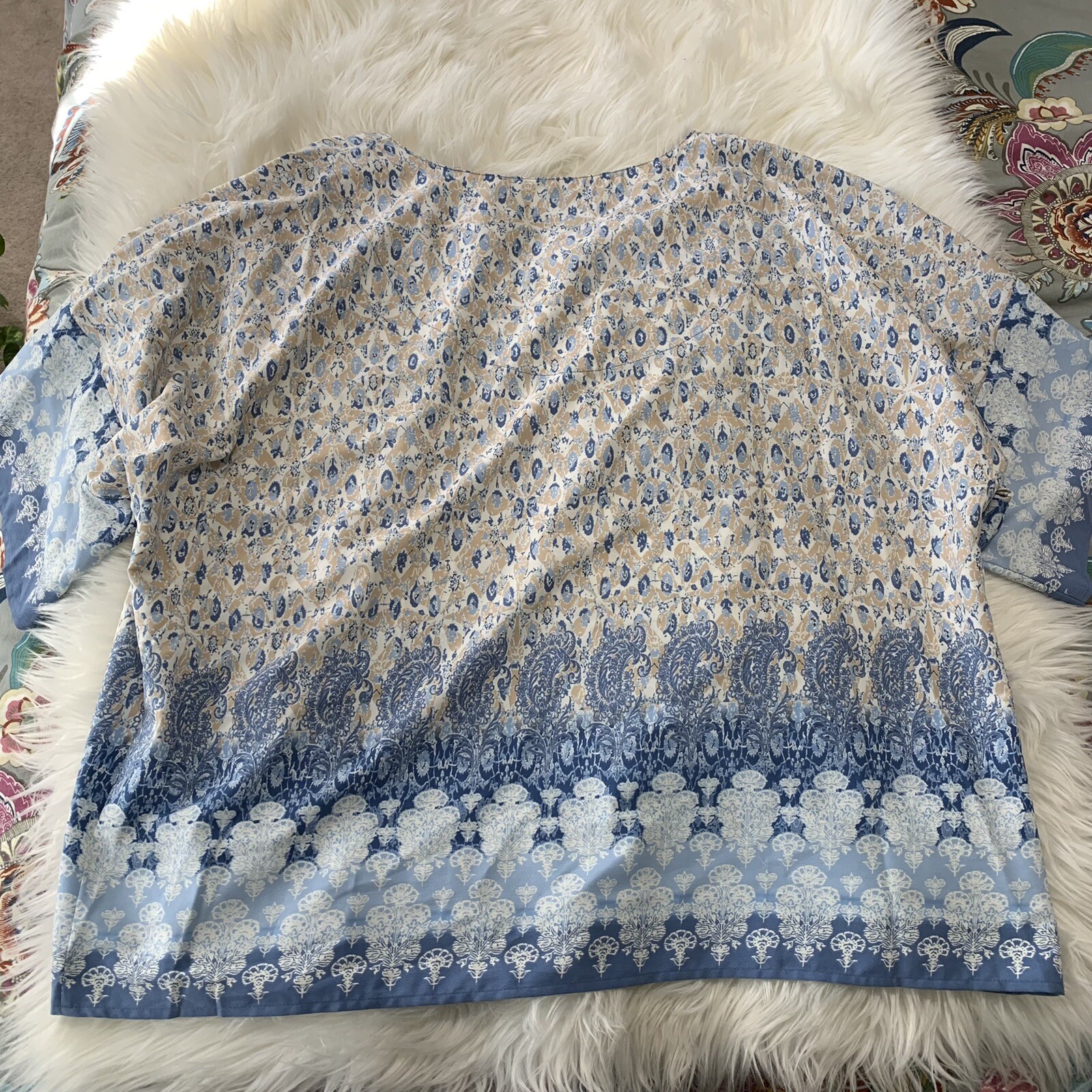 Ruby Rd. Women's Plus Size 16W Boho Short Sleeve … - image 6