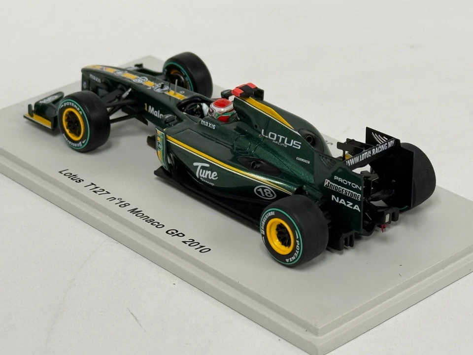 1/43 Spark F1 Lotus T127 car #18 from the 2010 Monte Carlo Grand Prix S3008 JP58 - Image 2 of 4