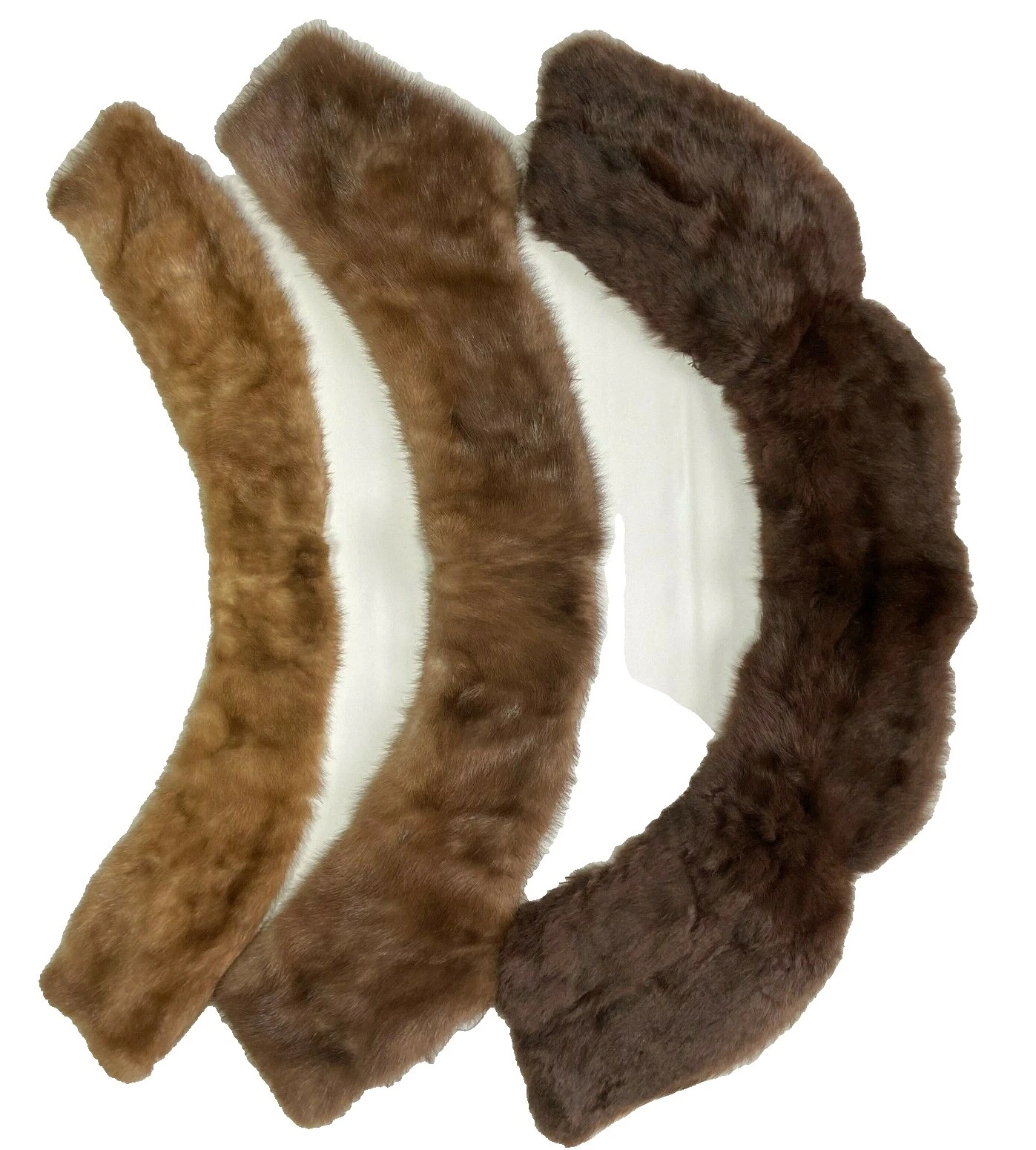 Fur collares vintage original Multi-color