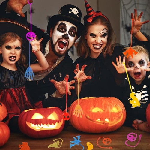 50PCS Halloween Sticky Hands Party Favors Toys for Kids, Halloween Goodie Bag... - Picture 7 of 7