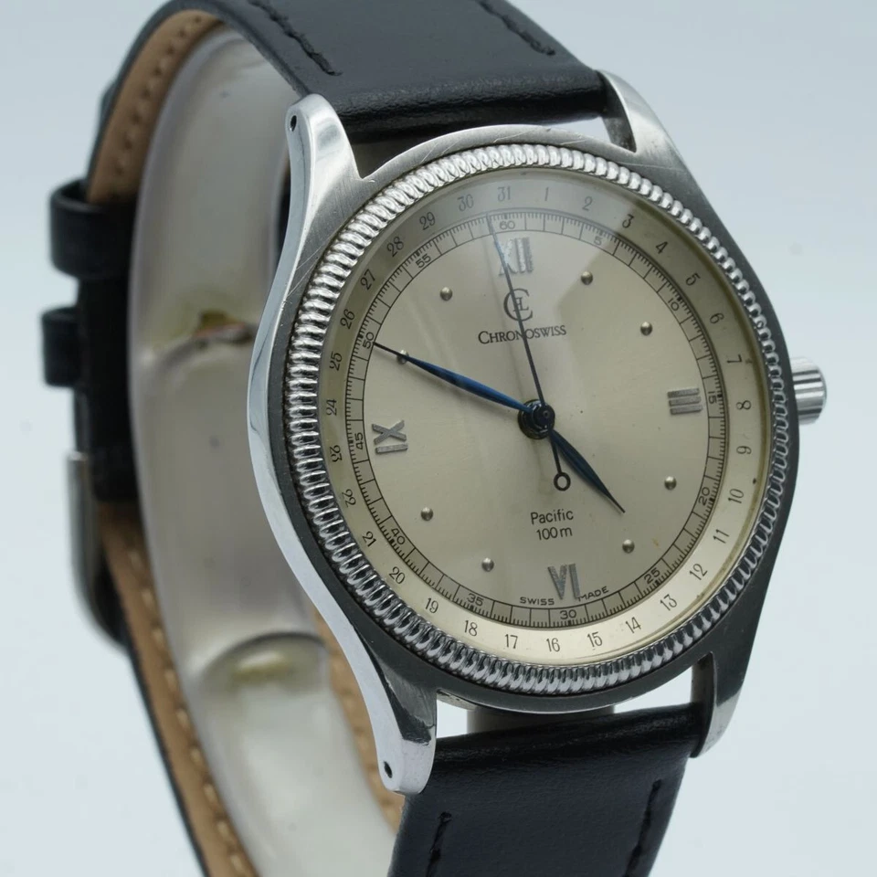 Reloj Chronoswiss Pacific Hombre Automático Acero Vintage 1 1/2 pulgada 2 Foto 2 de 4