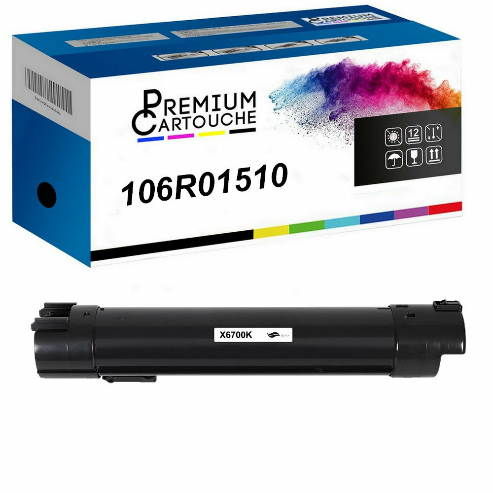 Toner noir compatible Xerox 106R01510 haute precision pour textes nets