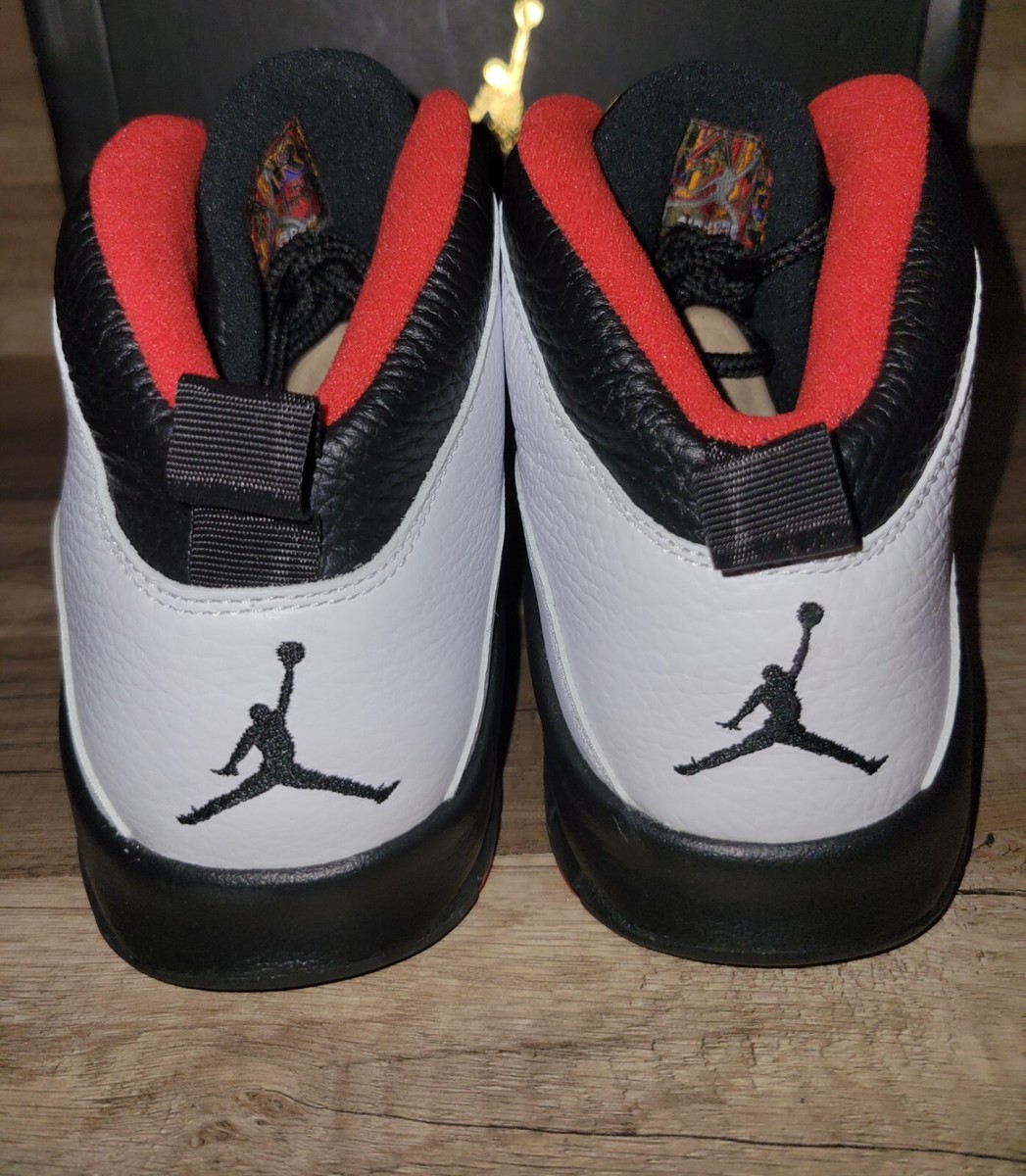 Nike Air Jordan Retro 10 X Double Nickel White/Black-Red