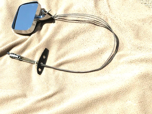 MOPAR 1972 1973 Plymouth Fury - LH Remote Side Mirror w/ Gasket - #3586840