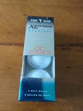 New Nouveau Top T Flite XL Extreme Straight 3 Golf Balls Damaged Box #2