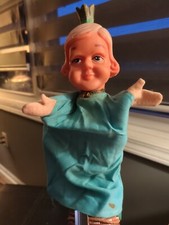 Mr Rogers Neighborhood Rubber Head Queen Vintage hand puppet 1960's