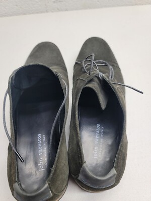 John Varvatos Suede Leather Ago Mezzagoma Oxford Men display picture 1