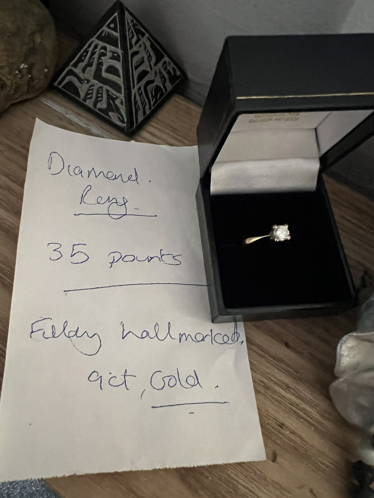 diamond engagement ring used eBay