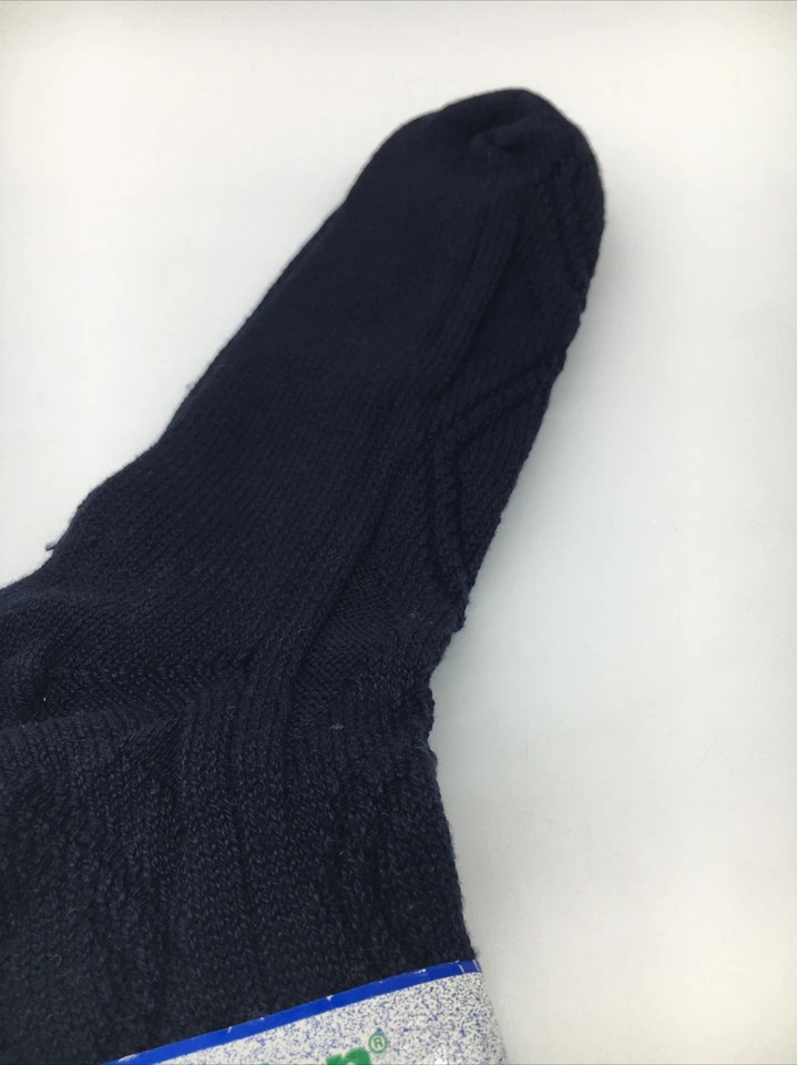 Calcetines Burlington Vintage Azul Marino Tejido Patrón Azul Marino Para Hombre Talla 10-13 Nuevos Hechos en EE. UU. Foto 3 de 4