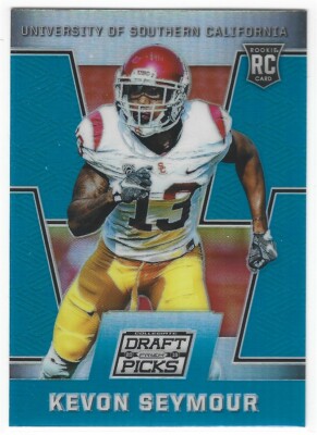KEVON SEYMOUR 2016 TOPPS DP&P BLUE REFRACTOR ROOKIE EAGLES USC