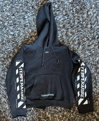Authentic OFF-WHITE Virgil Abloh “Main Label” TEMPERATURE