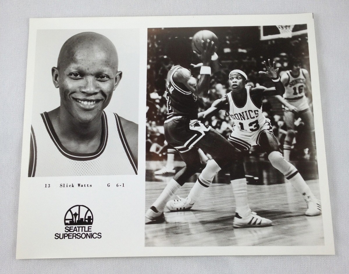 NBA 1976-77 Slick Watts, Seattle Supersonics Basketball