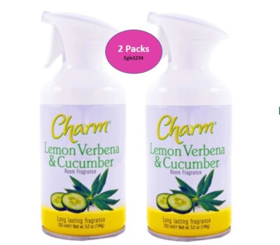 2 x Charm Lufterfrischer 250ml Zitrone Raumspray Geruchsentferner für Frische