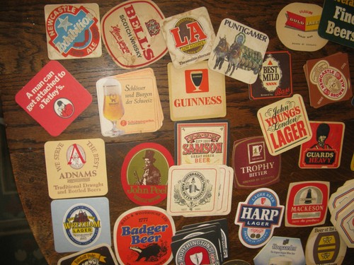 Esteras de cerveza posavasos de whisky esteras de cigarro posavasos 100+ Inglaterra Alemania De colección - Imagen 8 de 11