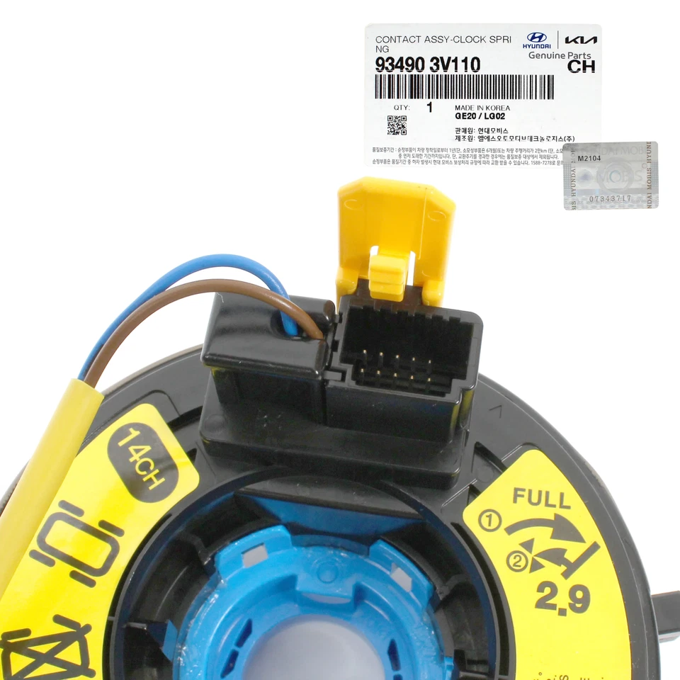 Muelle de reloj de dirección SRS genuino para Hyundai Veloster 2012-2017 934903V110 Foto 3 de 4