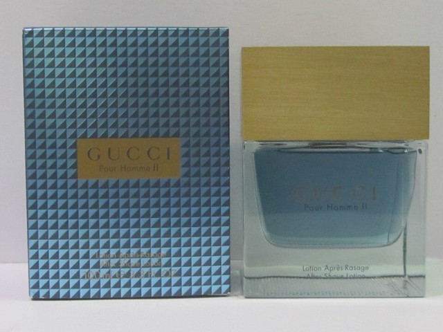 gucci ii 3.4 oz after shave men