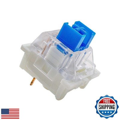 Outemu Blue Switches- 65 Pack, 3-Pin Clicky Tactile 50gf Dustproof Key RGB Sw