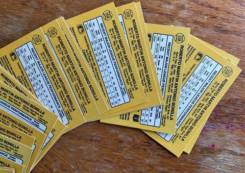 1987 Donruss Baseball = #558 Bobby Bonilla ROOKIE LOT X 24 KARTEN = EX/NM - Bild 6 von 8