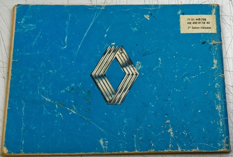 Livret d'utilisation et d'entretien RENAULT 9 C TC TL etc. vers 1981 (2) - Photo 3/3