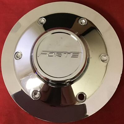 ONE USED Forte Wheel Chrome Center Cap #542-2 9922