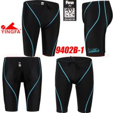 YINGFA 9402B-1 MEN'S RACING TRAINING JAMMER SWIMMING TRUNKS 2XL 32 FINA APPROVED