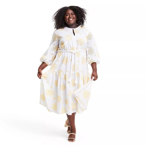 ALEXIS for Target White/Yellow Floral 