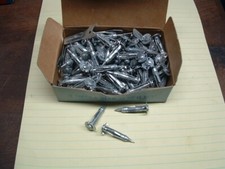 BOX OF 100 HOLLOW WALL ANCHORS 1/8 DXS X 1-1/4" SCREW #2805-1 MADE IN THE USA