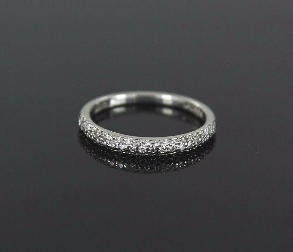 Conjunto de aliança de casamento ScottKay Scott Kay paládio 0,32 ct diamante 2,7 mm - Imagem 2 de 4