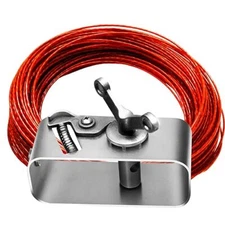 Upgraded 2023 Pool Cover Cable，131CW 131-Feet Cable and Heavy-Duty Winch for 