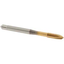 OSG 1101501705 HSS Spiral Point Tap: 10-32 UNF, 3 Flutes, Plug, Vanadium HSS