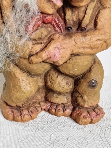 Nyform Norwegian Hugging Couple Troll #126 With Original booklet - 9.5" Tall - Picture 3 of 8