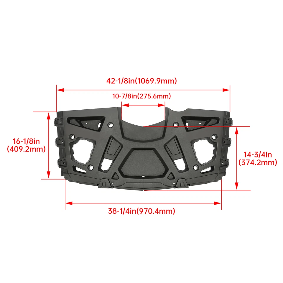 Estante de almacenamiento delantero para Polaris Scrambler Sportsman Forest 550 850 XP 2009-2016 Foto 2 de 4