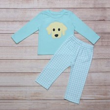 NEW Boutique Boys Puppy Dog Long Sleeve Outfit Set