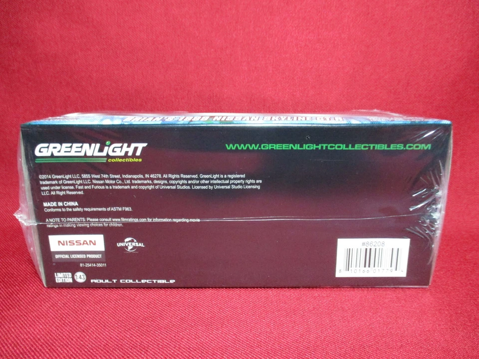 1:43 Fast and Furious Brian's 1999 Nissan Skyline GT-R Paul Walker Movie Car - image 3 of 3