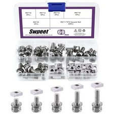 30Sets motorbike battery terminal bolts,M6x10/12/16/18/20mm Motorcycle Battery