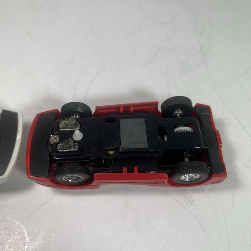 2-Ferrari F40 Race Track Slot Car De Colección-4” Rojo/Blanco 1981 - Imagen 5 de 9