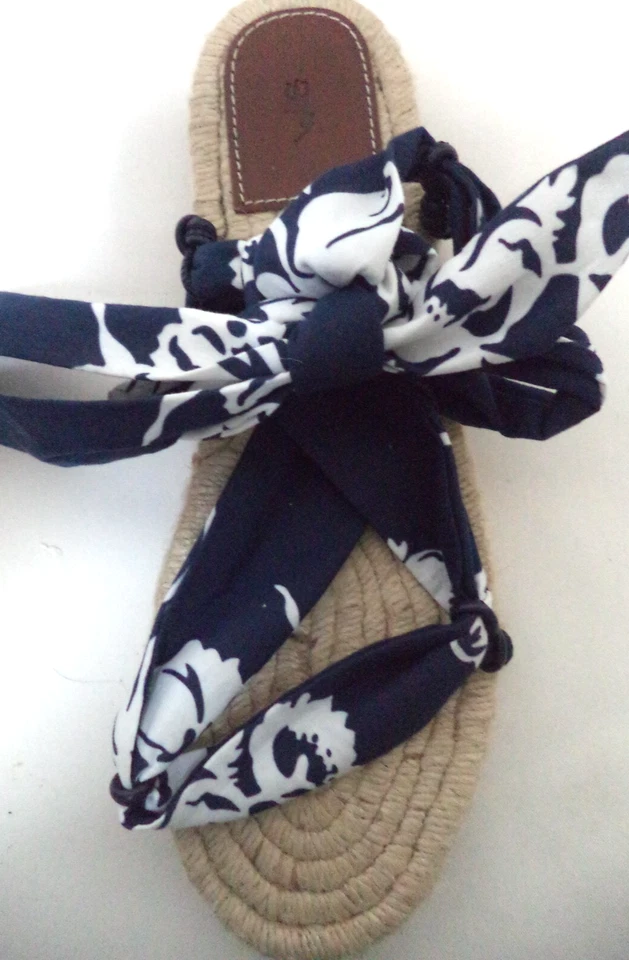 Ralph Lauren Sandalias de Plataforma Alpargata Envoltura al Tobillo con Cordones Mujeres NUEVAS Talla 10 Foto 3 de 4