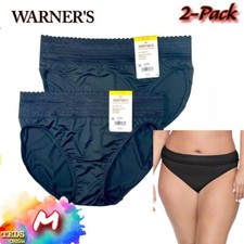NWT 2-Pack Warner's M No Pinching No Problems  Dig-Free Comfort Waist Lace 5109