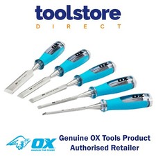 OX Tools OX-P371005 Pro 5 Piece Wood Chisel Set in Case