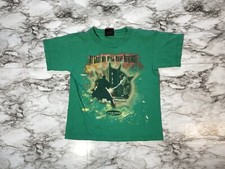 Vintage Star Wars T Shirt BOYS S Phantom Menace Darth Maul Obi Wan Prequels Y2K