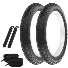 PRO Bicycle TIRE 14" x 2.125" All Black COMP III 2 TIRES TUBES  LEVERS