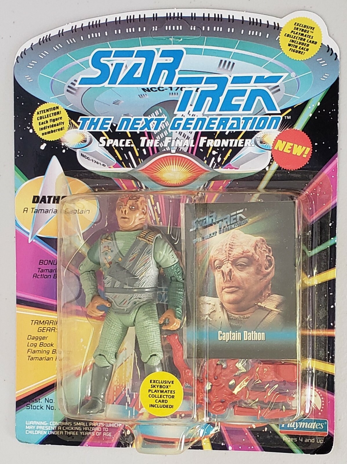 STAR TREK THE NEXT GENERATION DATHON A TAMARIAN CAPTAIN ACTION FIGURE ...