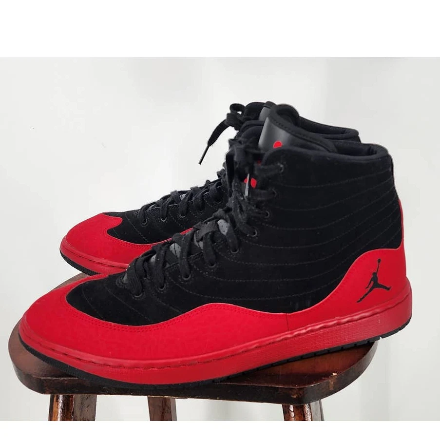 Nike Jordan KO 23 Talla 13 (AR4493-006) Hombre Negro/Gimnasio Rojo-Negro Foto 2 de 4