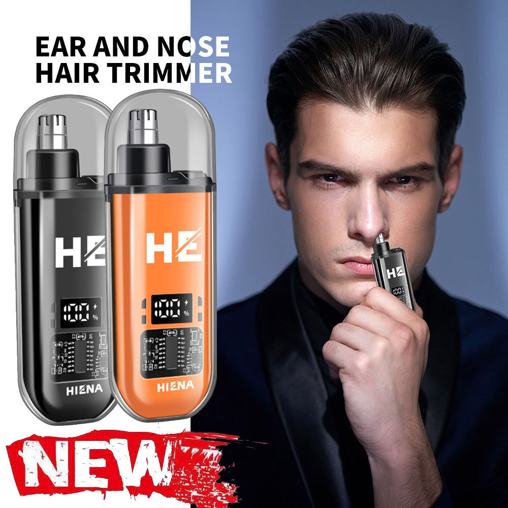 Electric Nose Hair Trimmer for Men - Rechargeable Facial Grooming Tool for Fathers