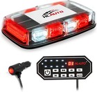 Hlauto 48Led Emergency Strobe Lights w/Controller: 12" Rooftop Safety Flashing L