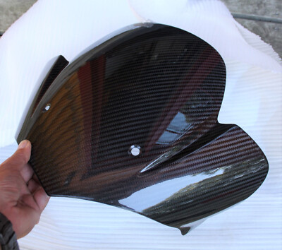 BULLE Windschutzscheibe BMW K1200R K1300R 34CM Carbon Glänzend