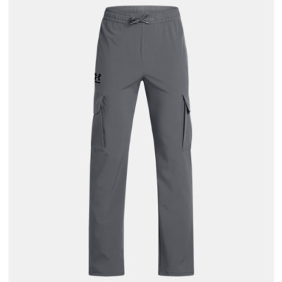 New Big Boy's Under Armour Icon Woven Pants Gray Pick Size MSRP:$50.00