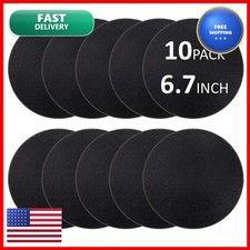 10 Pack 6.7 Inch Charcoal Compost Filters for Countertop Bin Replacement